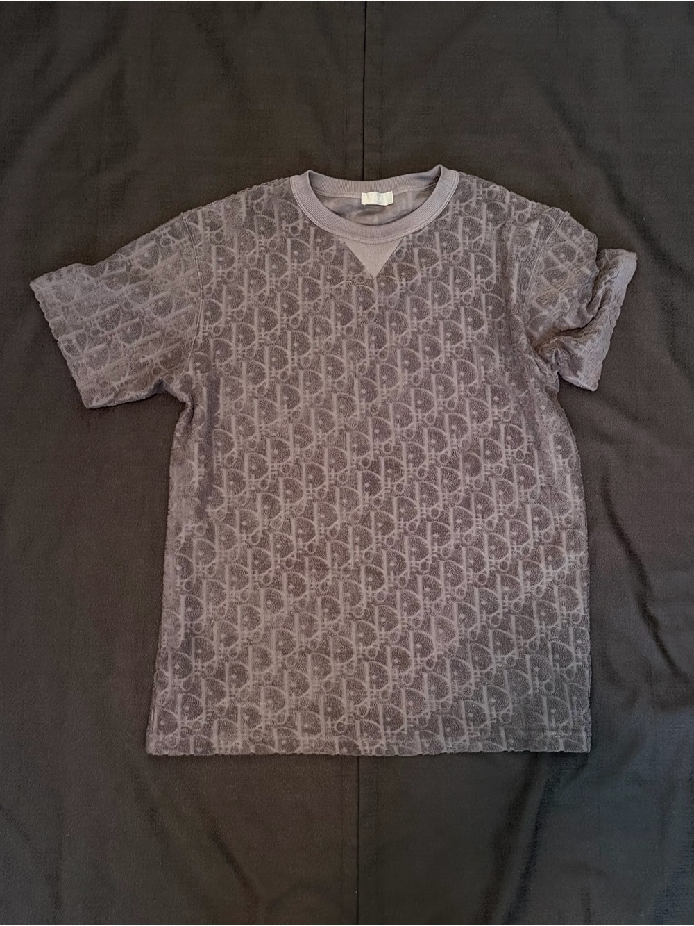 Dior Oblique Terry Cotton Jacquard T-Shirt